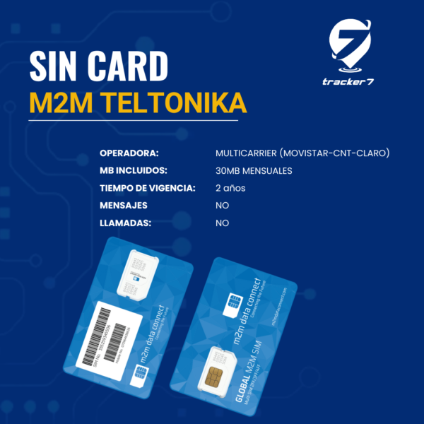 SIN CARD M2M MULTIOPERADOR TELETONIKA